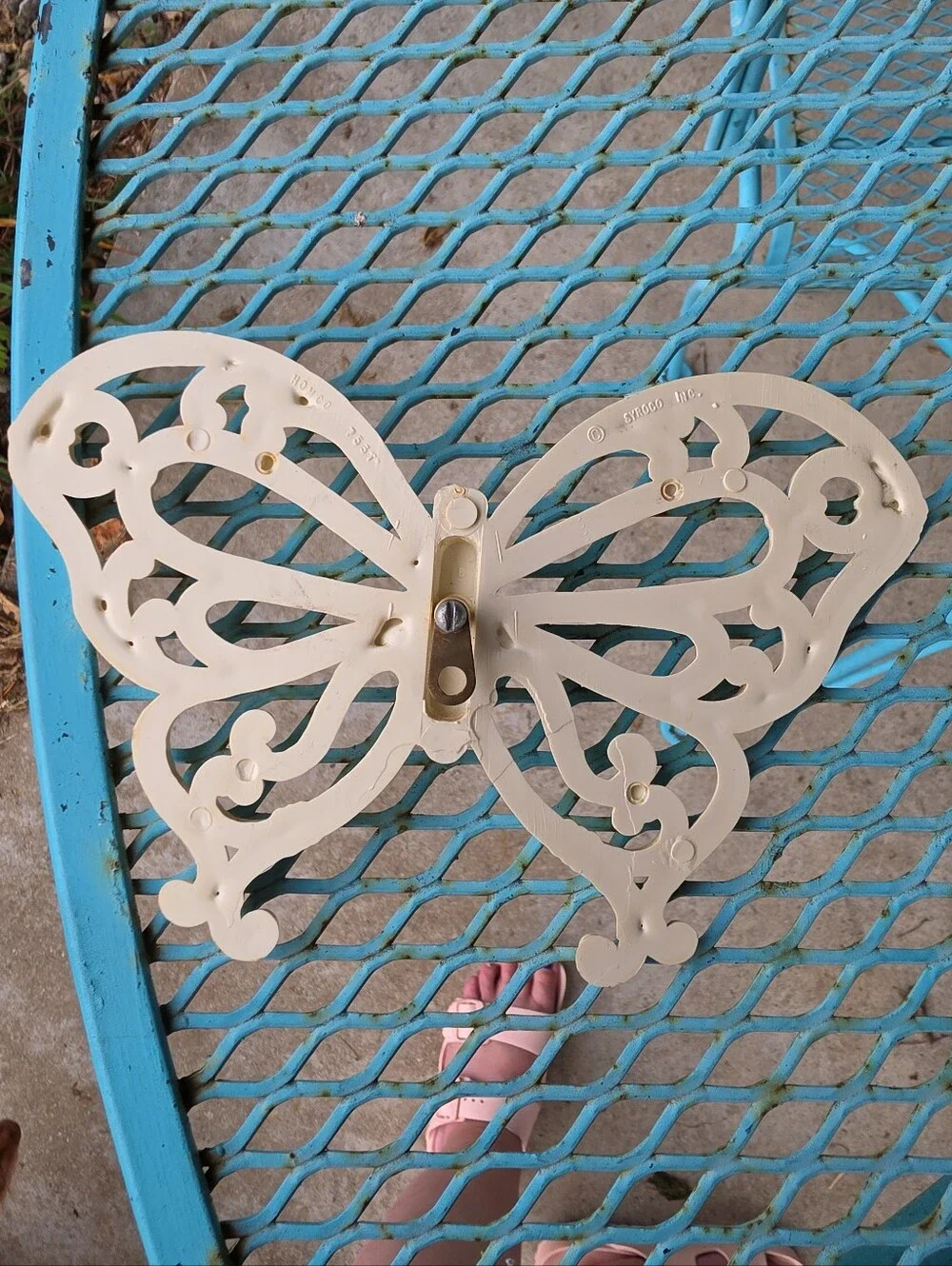 Vintage HOMCO Home Interiors Syroco Butterflies MCM Wall Decor Set of 3